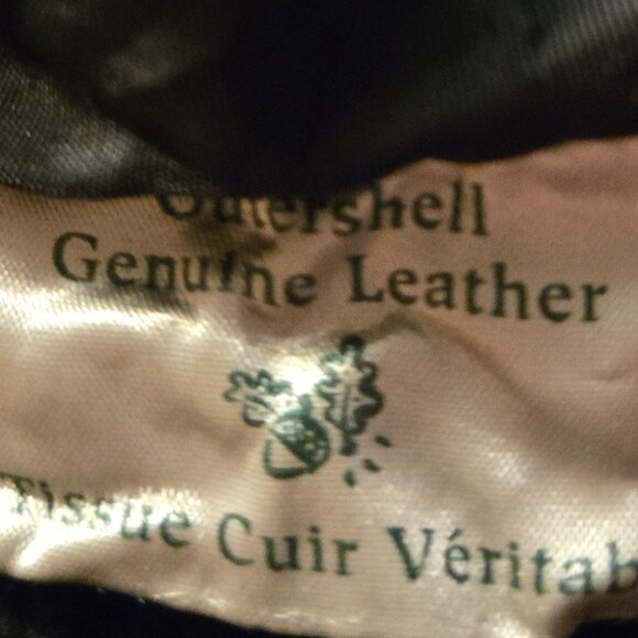 Black Genuine suede leather midi skirt size 14 - Picture 9 of 9